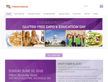 Tablet Screenshot of dcglutenfreeexpo.com